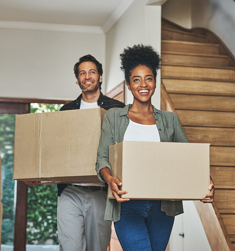 couple moving into house